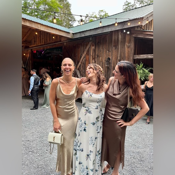 Jenny Yoo Kiara Dress in Obama Print Soft Sage - Picture 1 of 4